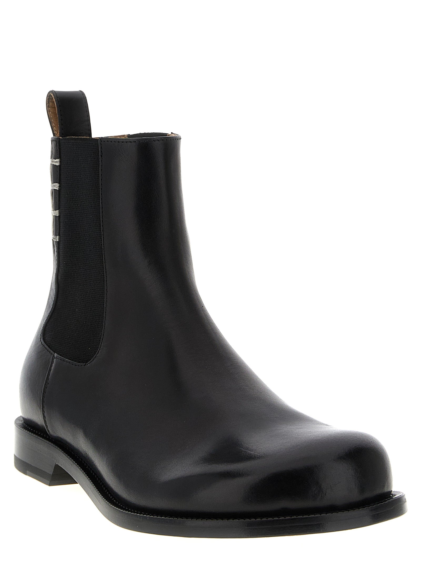 J.W.Anderson Black Calfskin Chelsea Boots