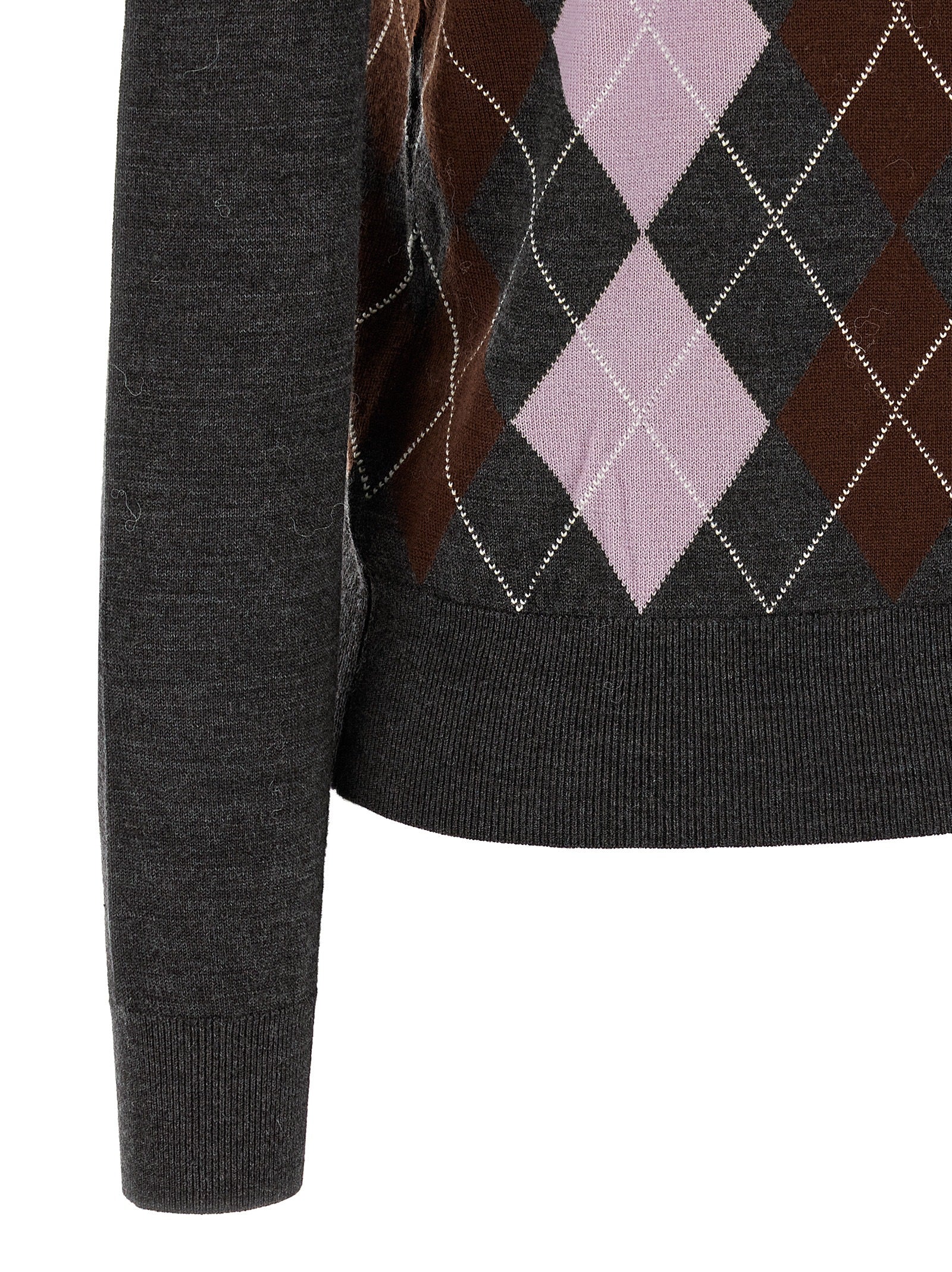 Self-Portrait Gray Wool Cardigan Self-Portrait