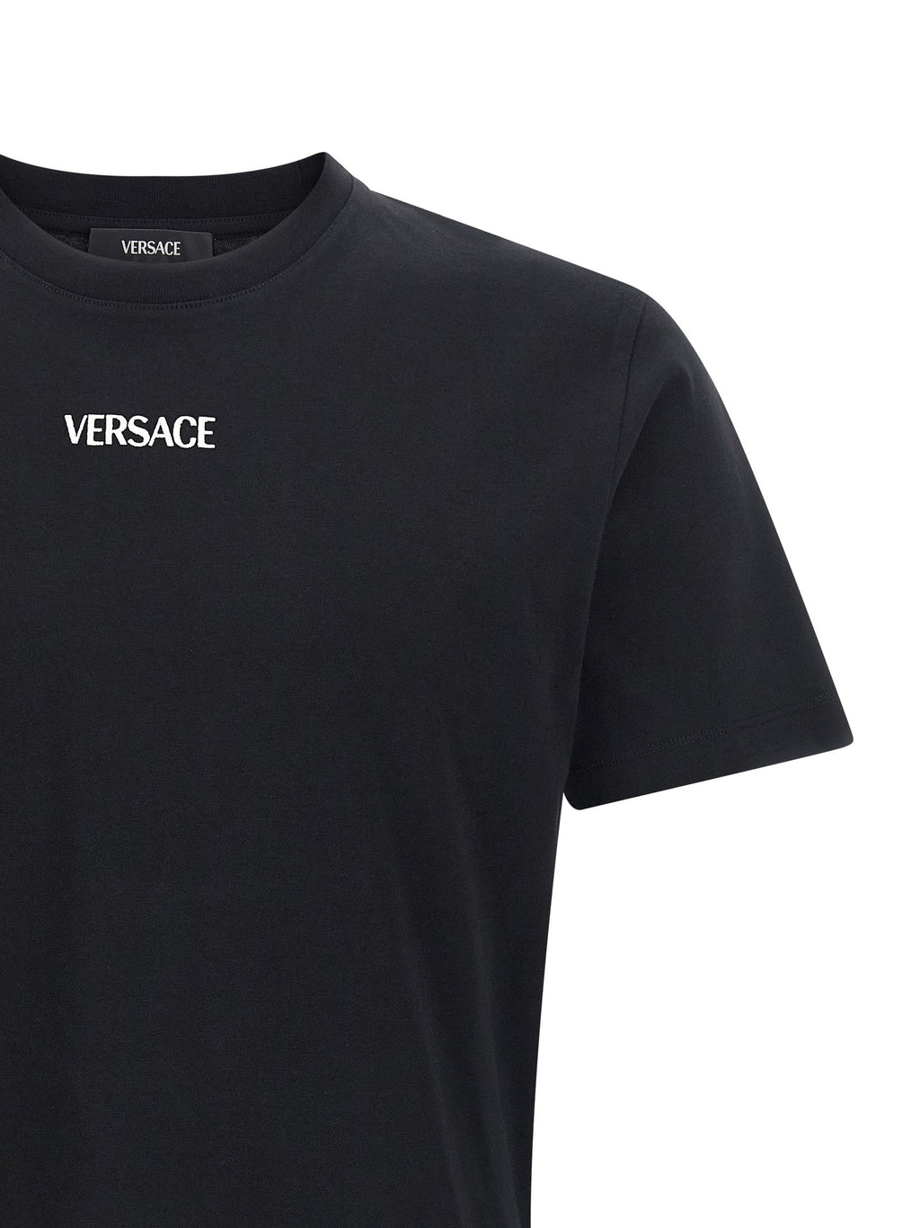 Versace Black Cotton T-Shirt