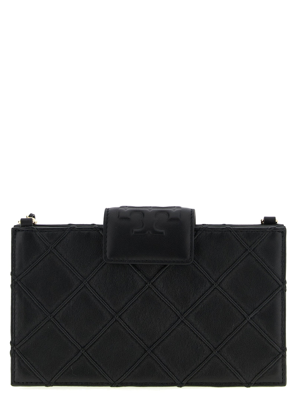 Tory Burch Black Lamb Leather Cardholder