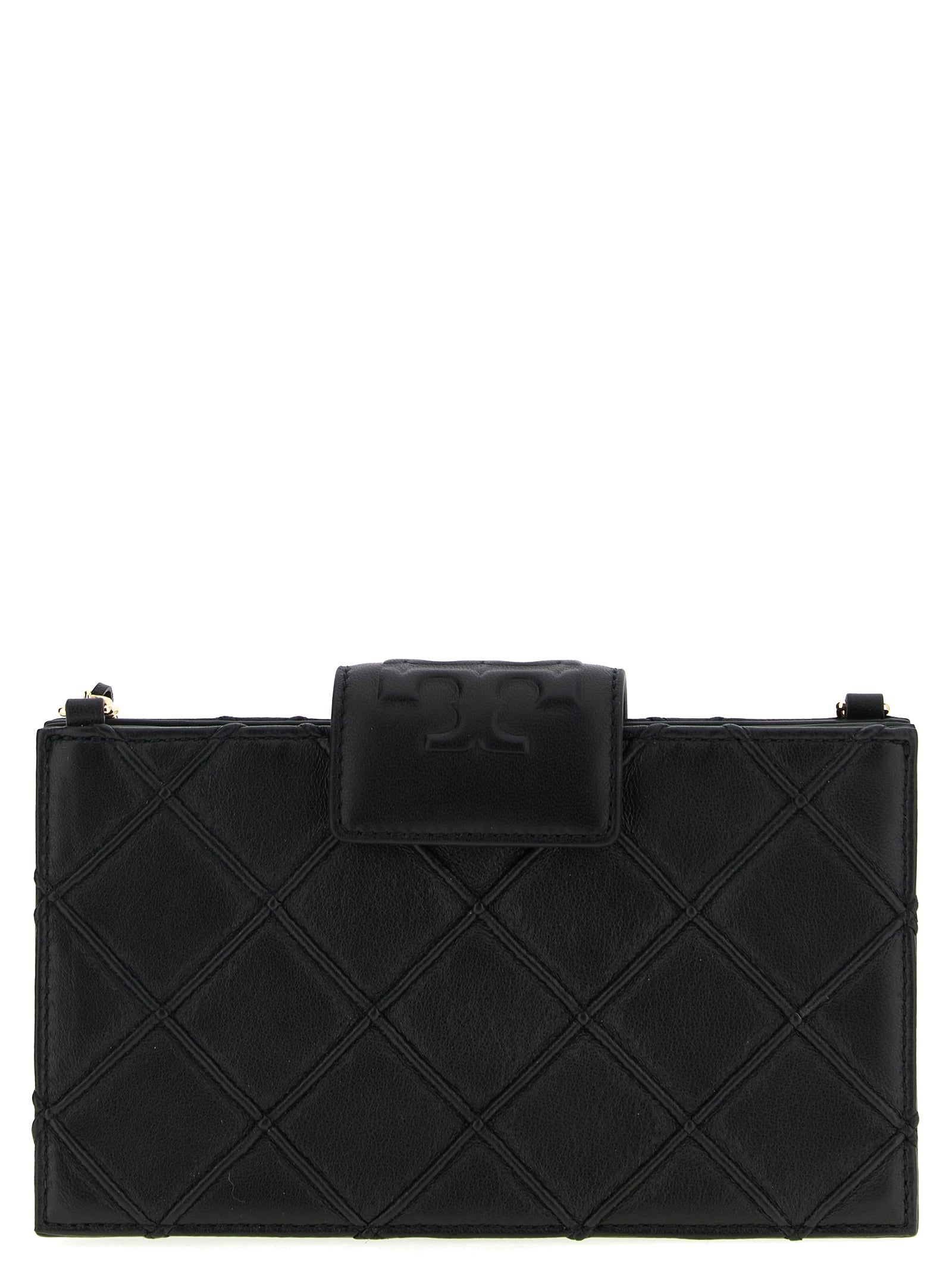 Tory Burch Black Lamb Leather Cardholder