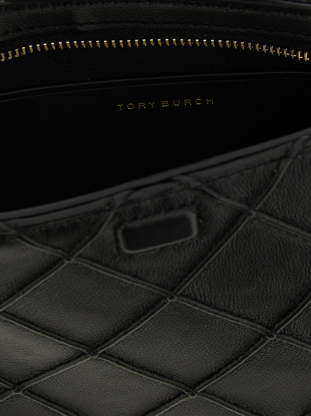 Tory Burch Black Lamb Leather Cardholder