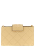Tory Burch Beige Lamb Leather Cardholder