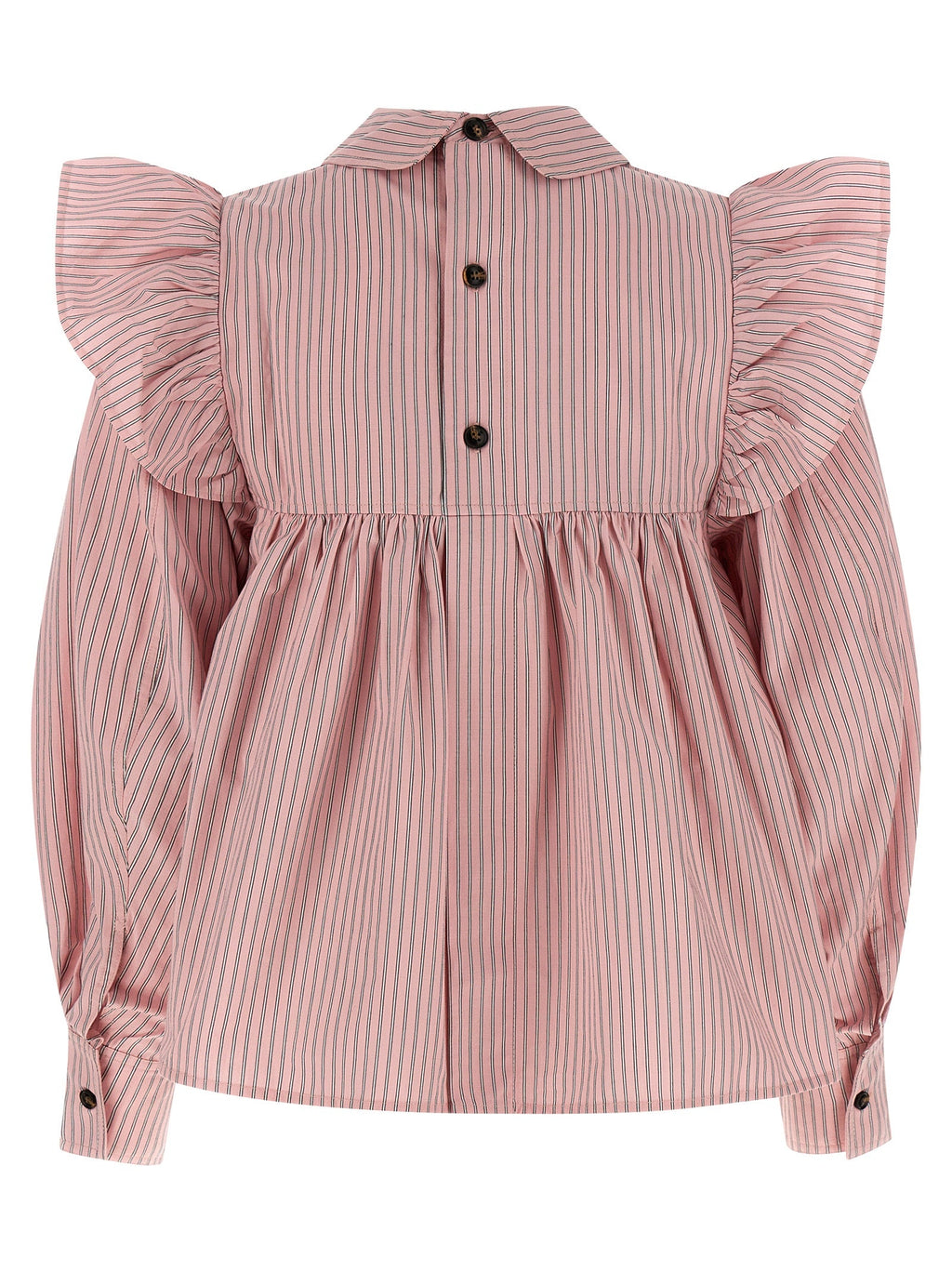Ganni Multicolor Organic Cotton Blouse