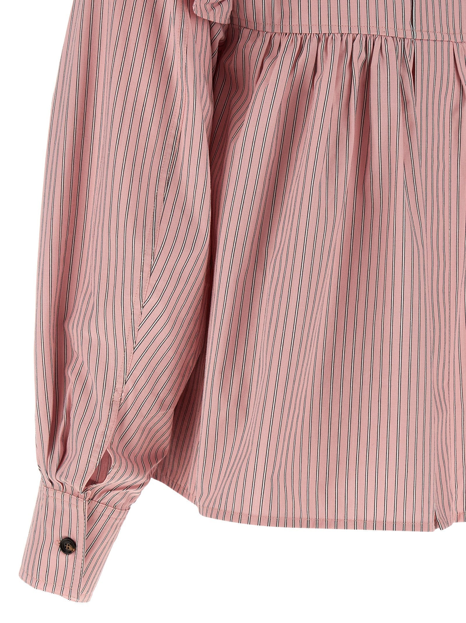 Ganni Multicolor Organic Cotton Blouse
