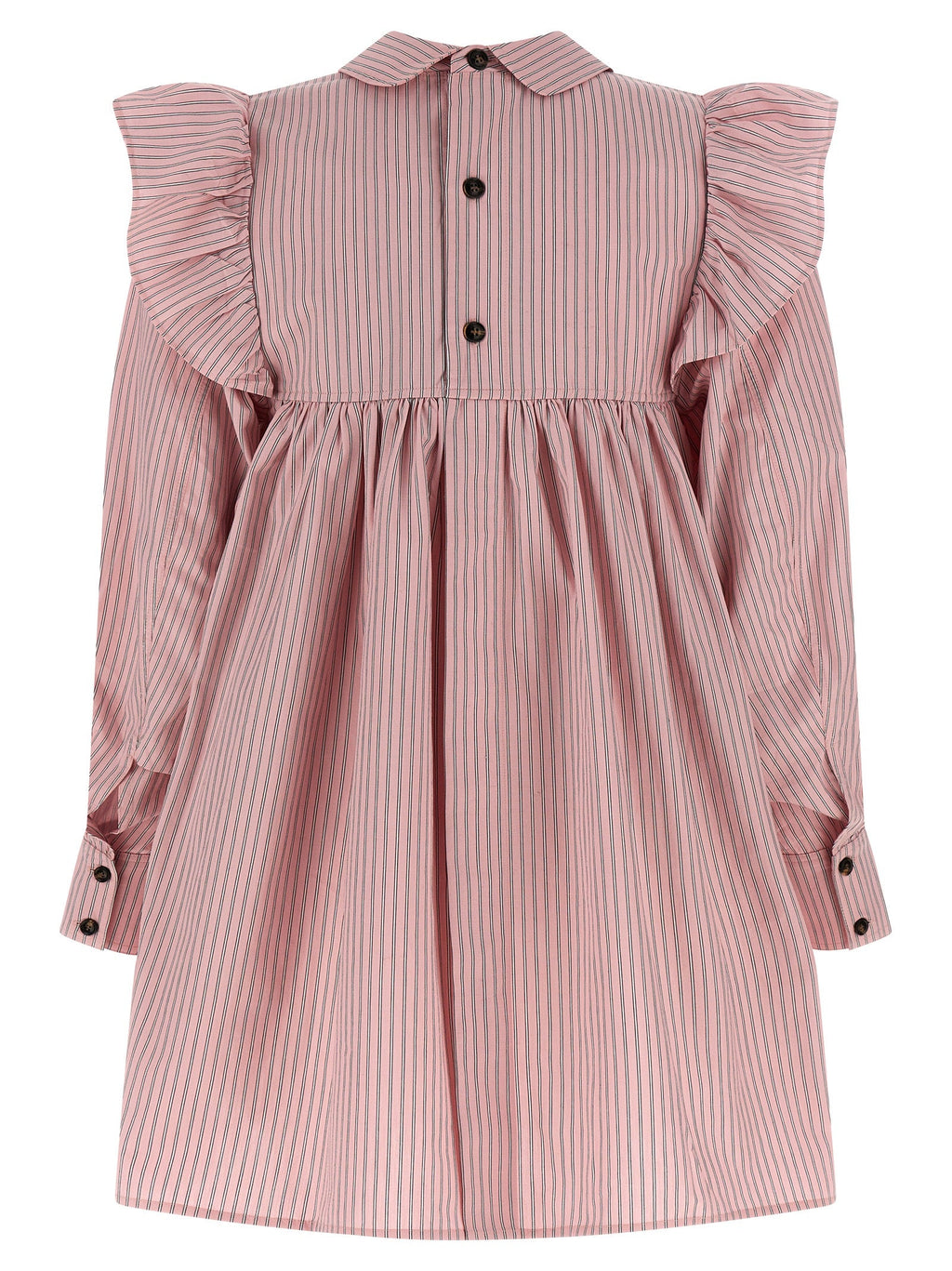 Ganni Multicolor Organic Cotton Short Dress