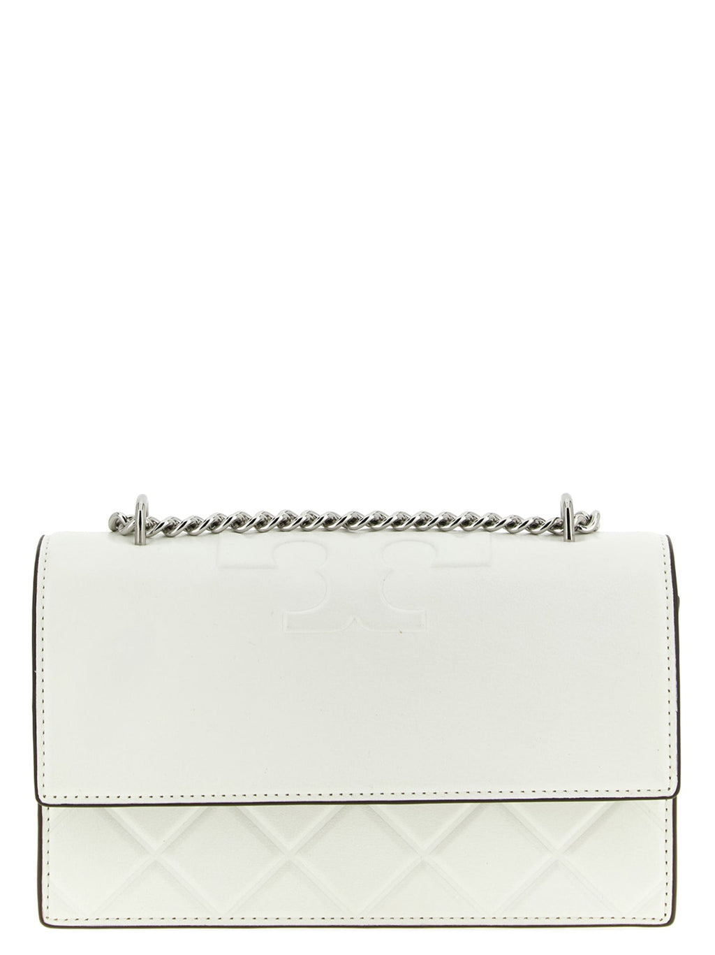 Tory Burch White Goatskin Crossbody Bag