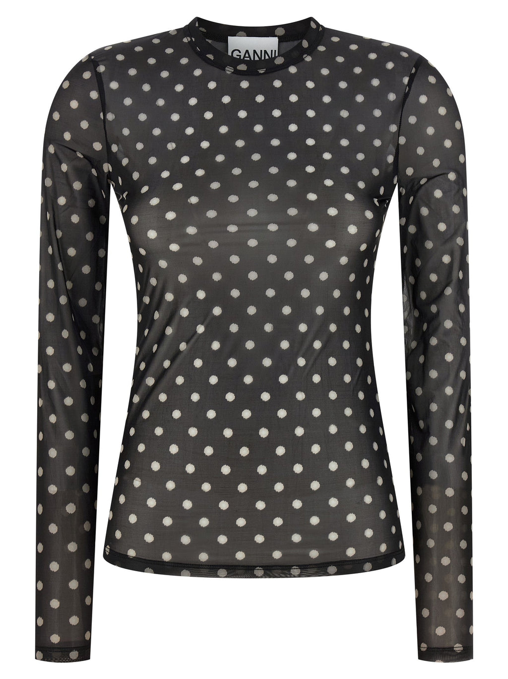 Ganni Black Polyester Sweatshirt