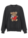 Ganni Black Organic Cotton Sweatshirt