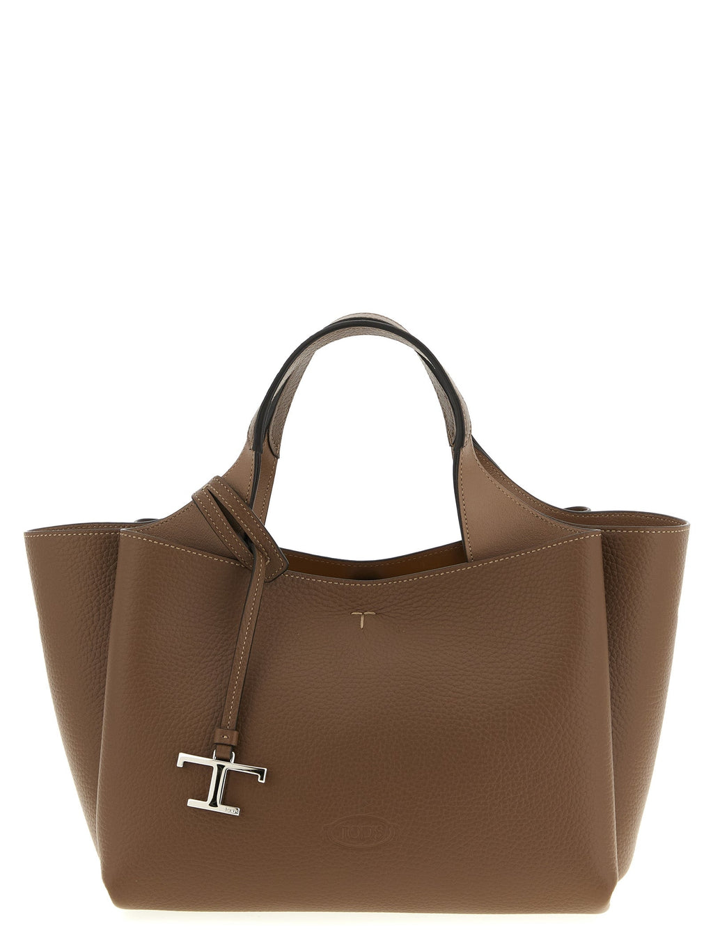 Tod's Brown Calfskin Handbag