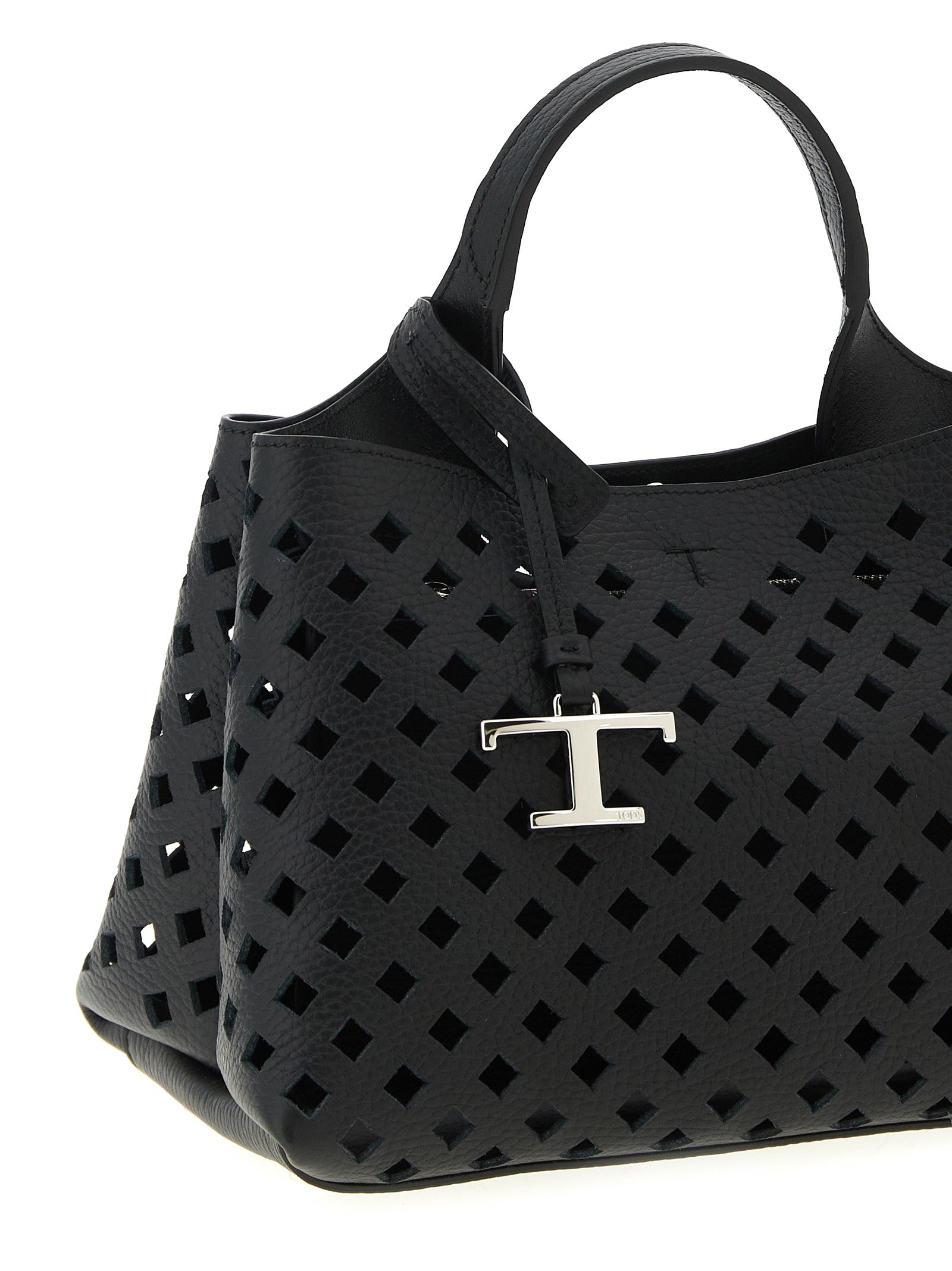 Tod's Black Calfskin Handbag