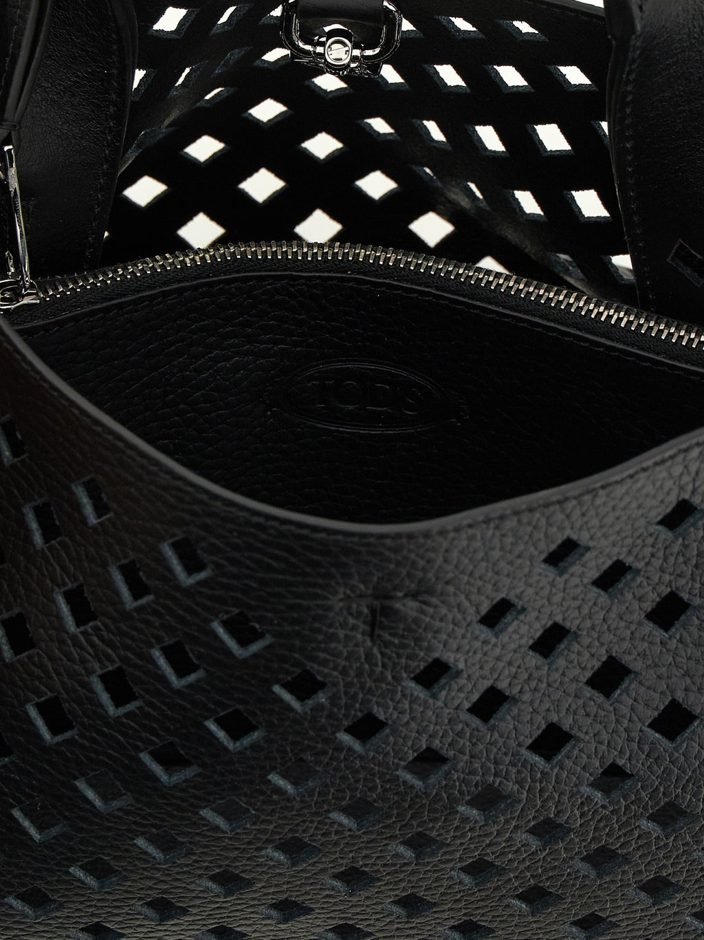 Tod's Black Calfskin Handbag