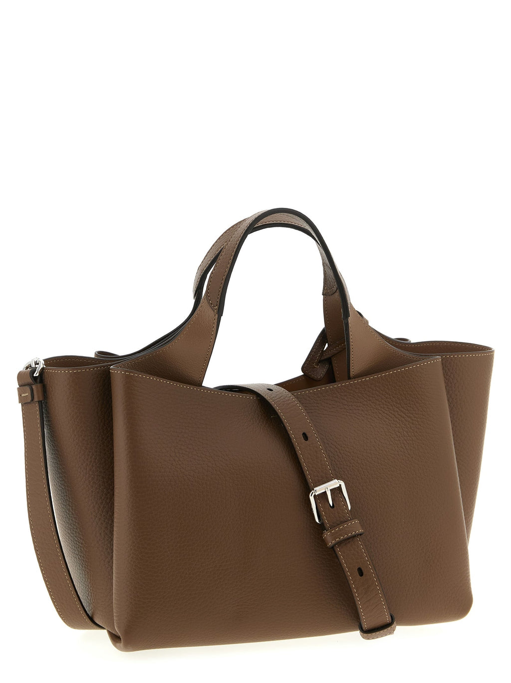 Tod's Brown Calfskin Handbag