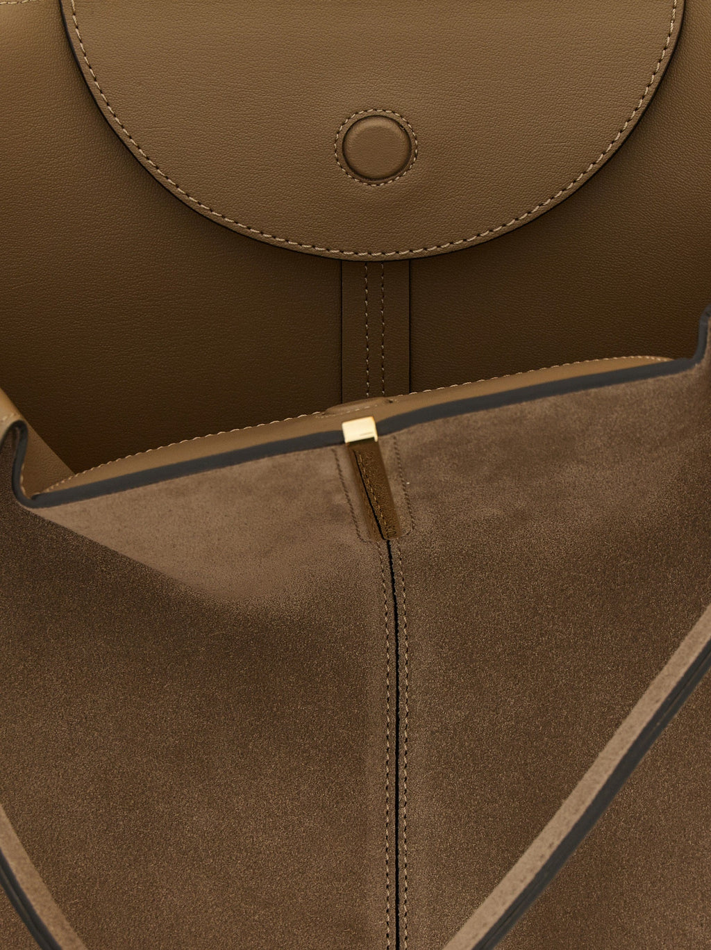 Tod's Beige Calfskin Tote Bag