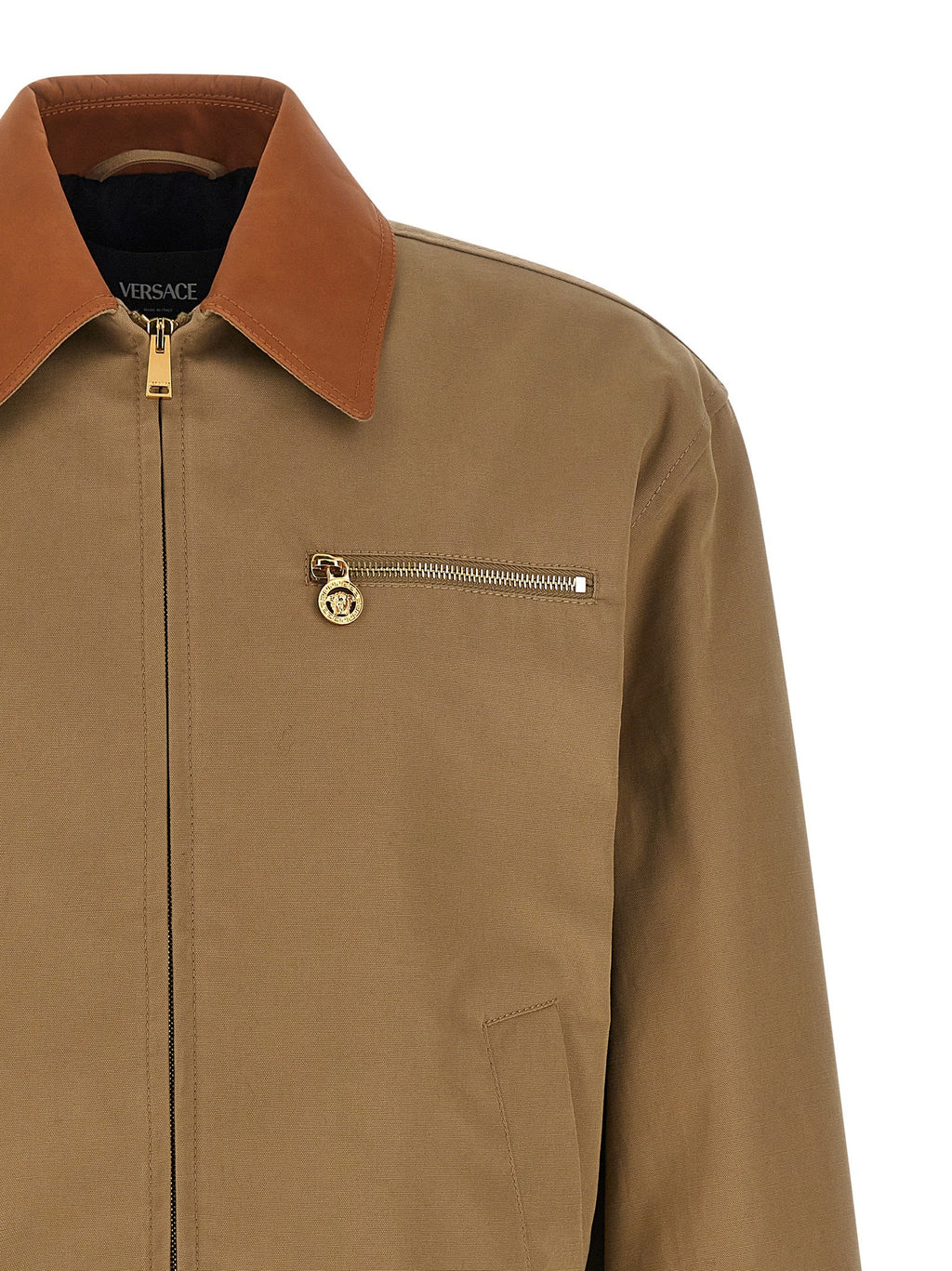 Versace Beige Cotton Jacket