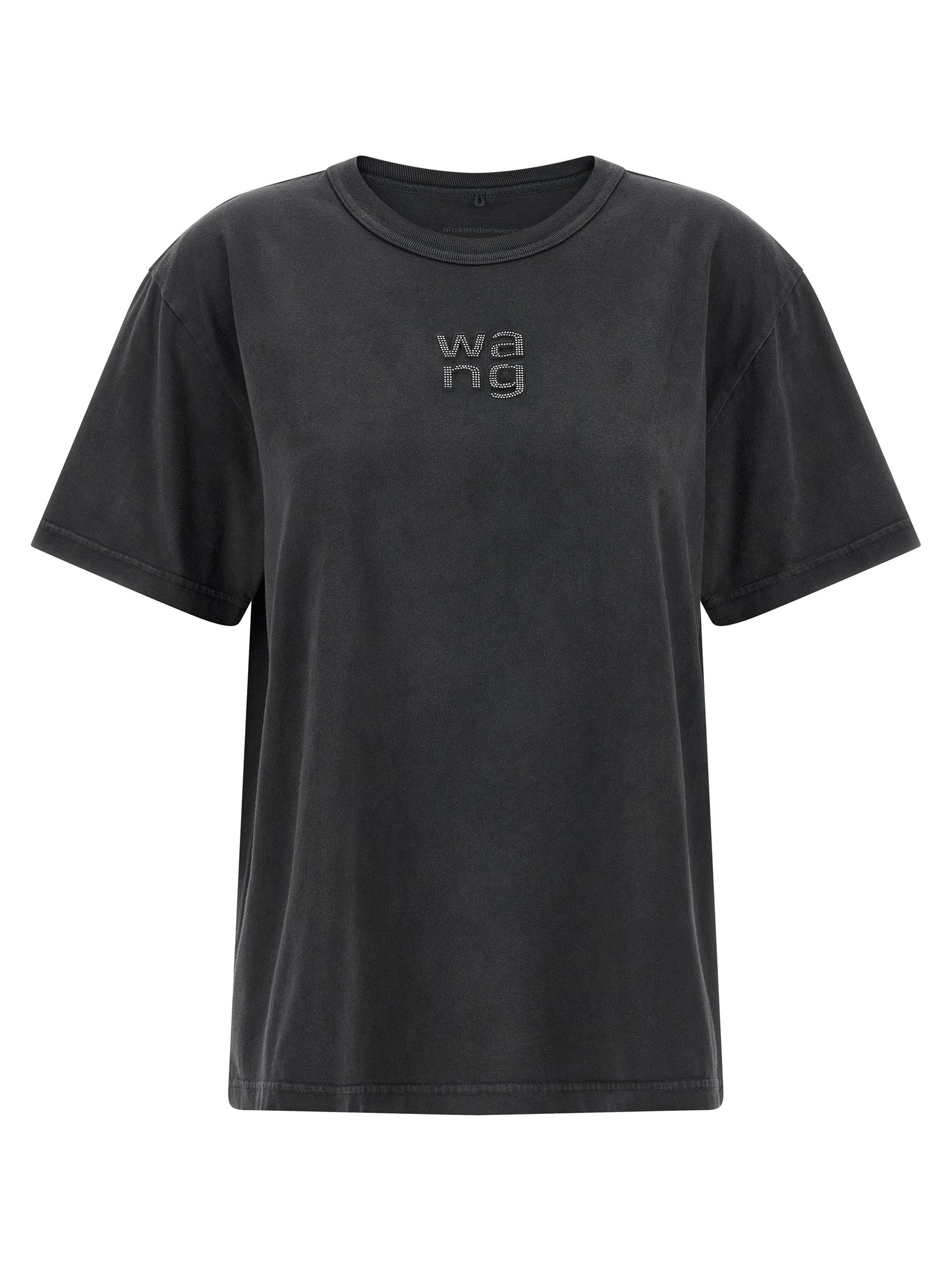 T BY ALEXANDER WANG Black Cotton T-Shirt