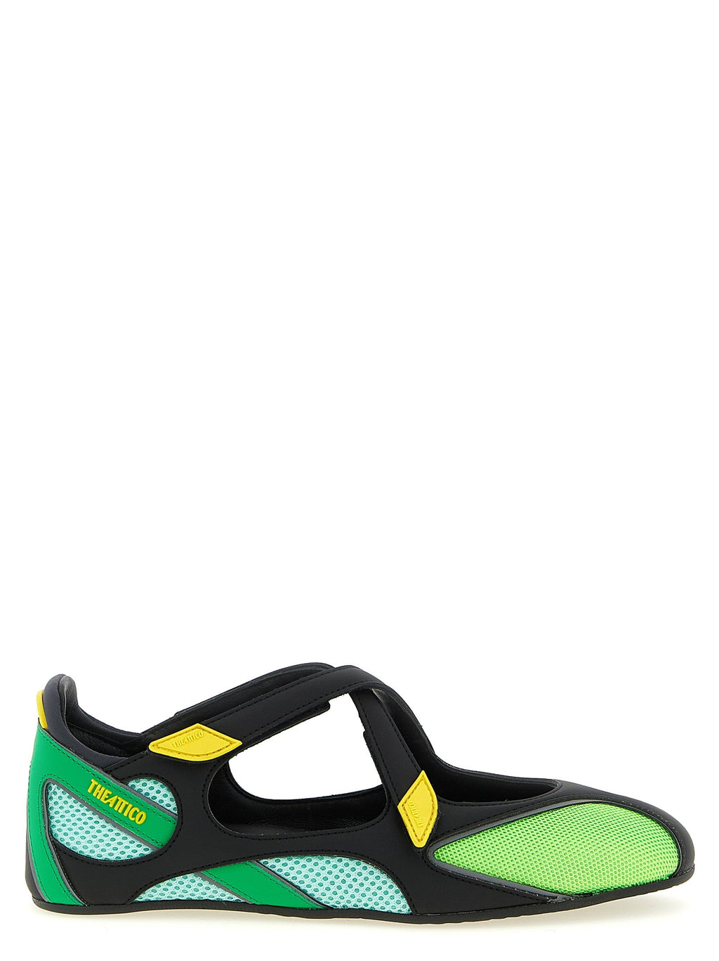 The Attico Bicolor Polyethylene Ballet Flats