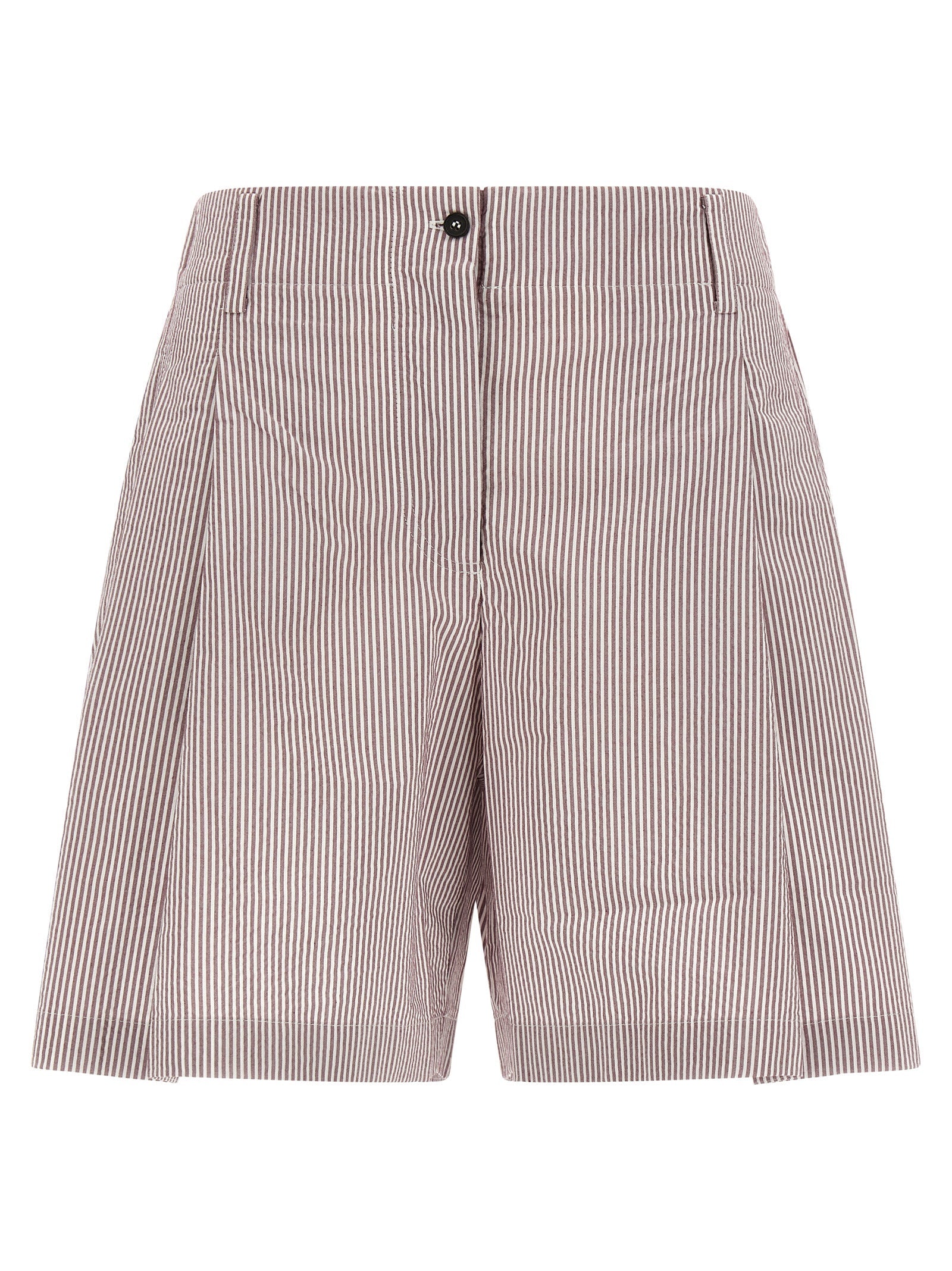 Brunello Cucinelli Multicolor Cotton Bermuda Shorts