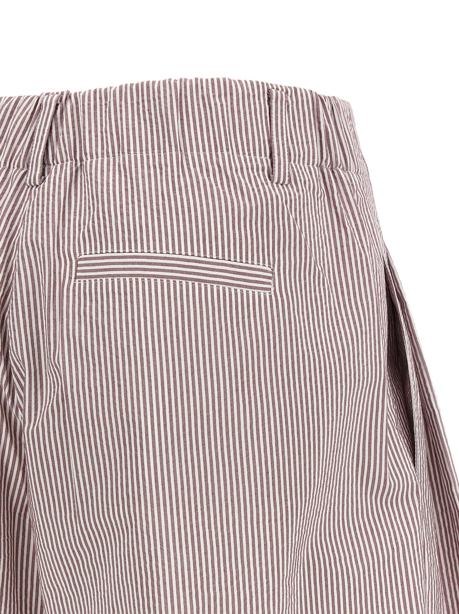 Brunello Cucinelli Multicolor Cotton Bermuda Shorts