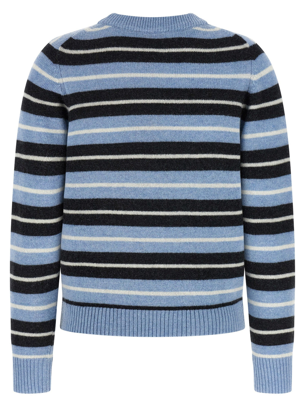 Ganni Blue Wool Cardigan
