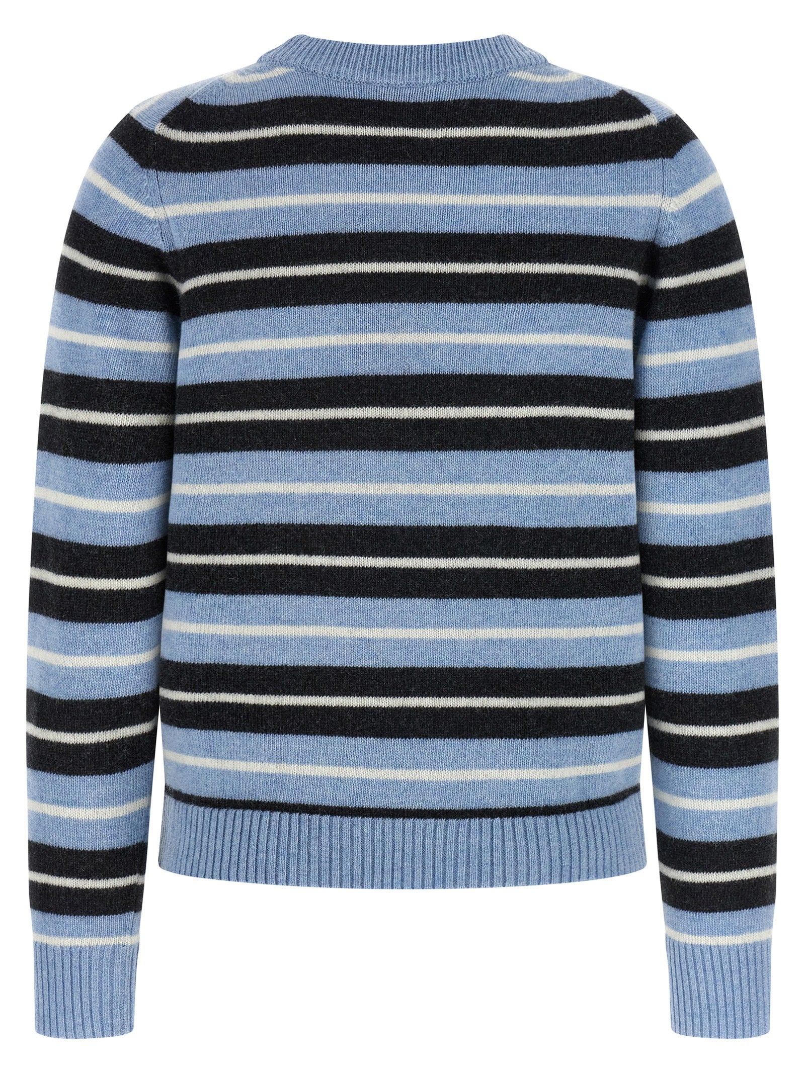 Ganni Blue Wool Cardigan