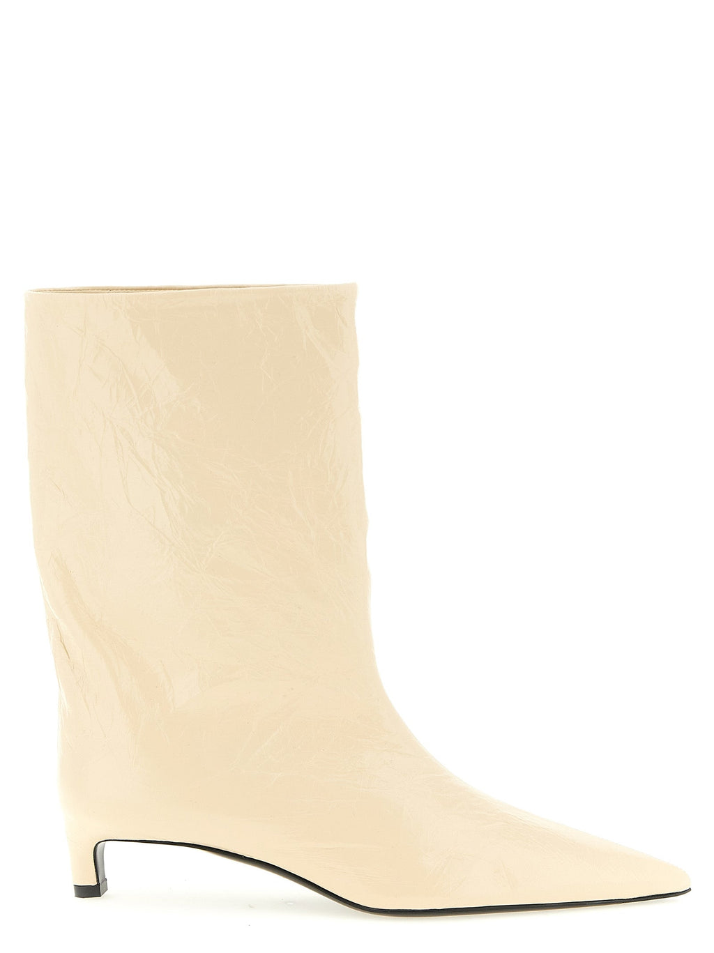 Jil Sander Beige Calfskin Ankle Boots