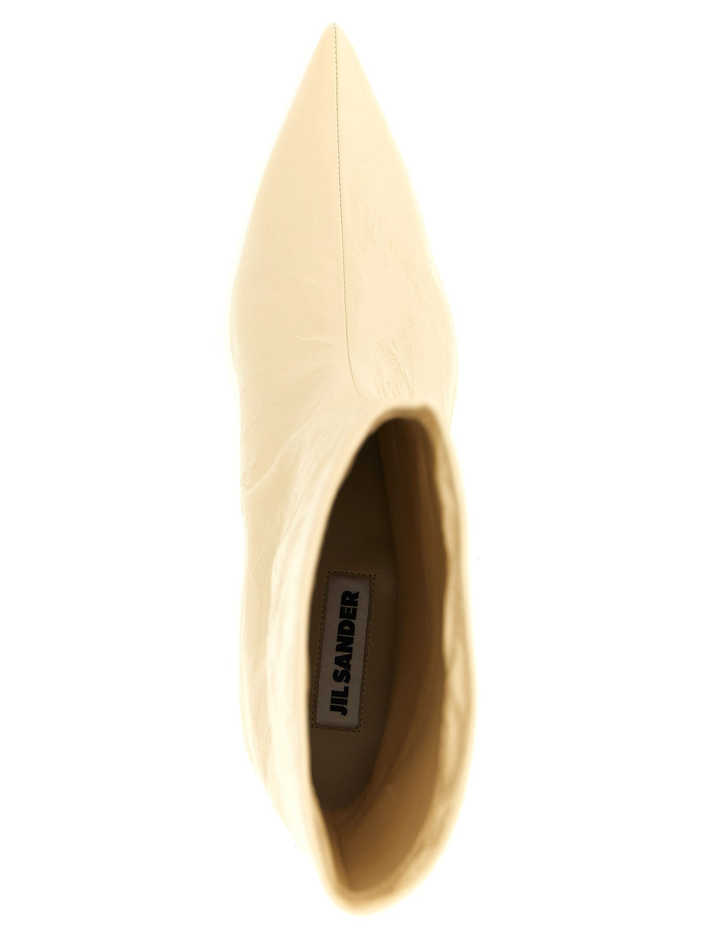 Jil Sander Beige Calfskin Ankle Boots