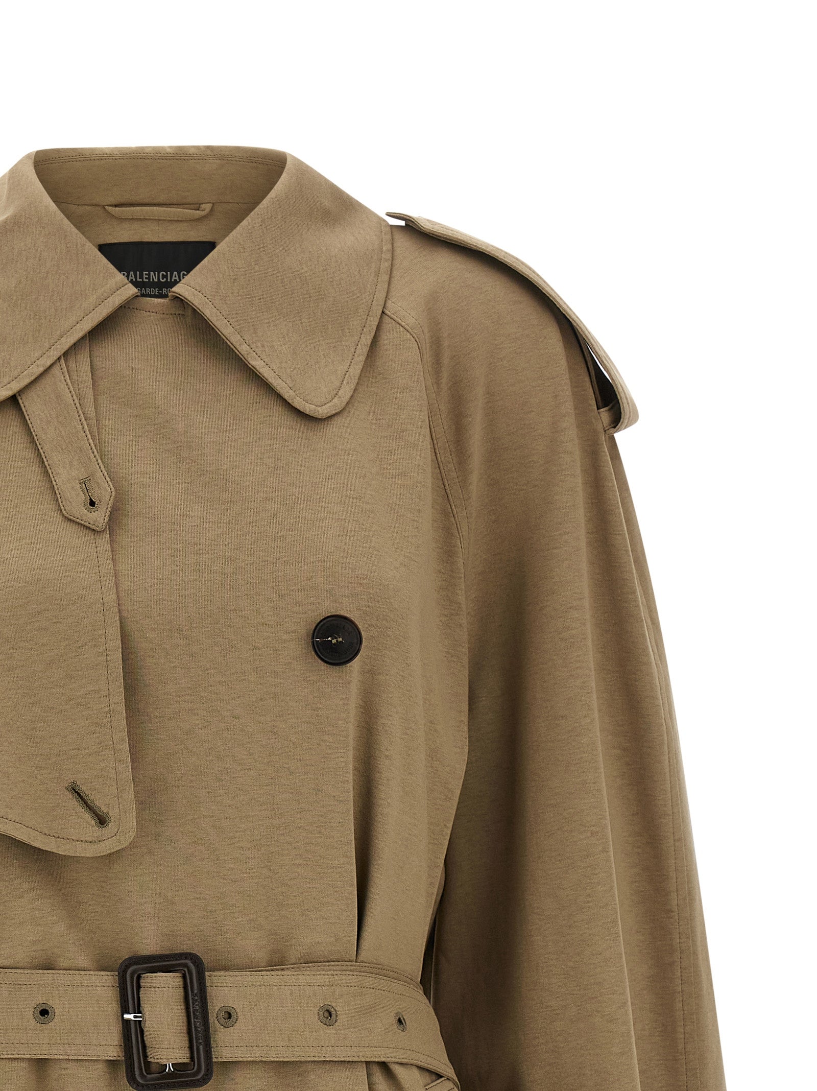 Balenciaga Beige Cotton Coat