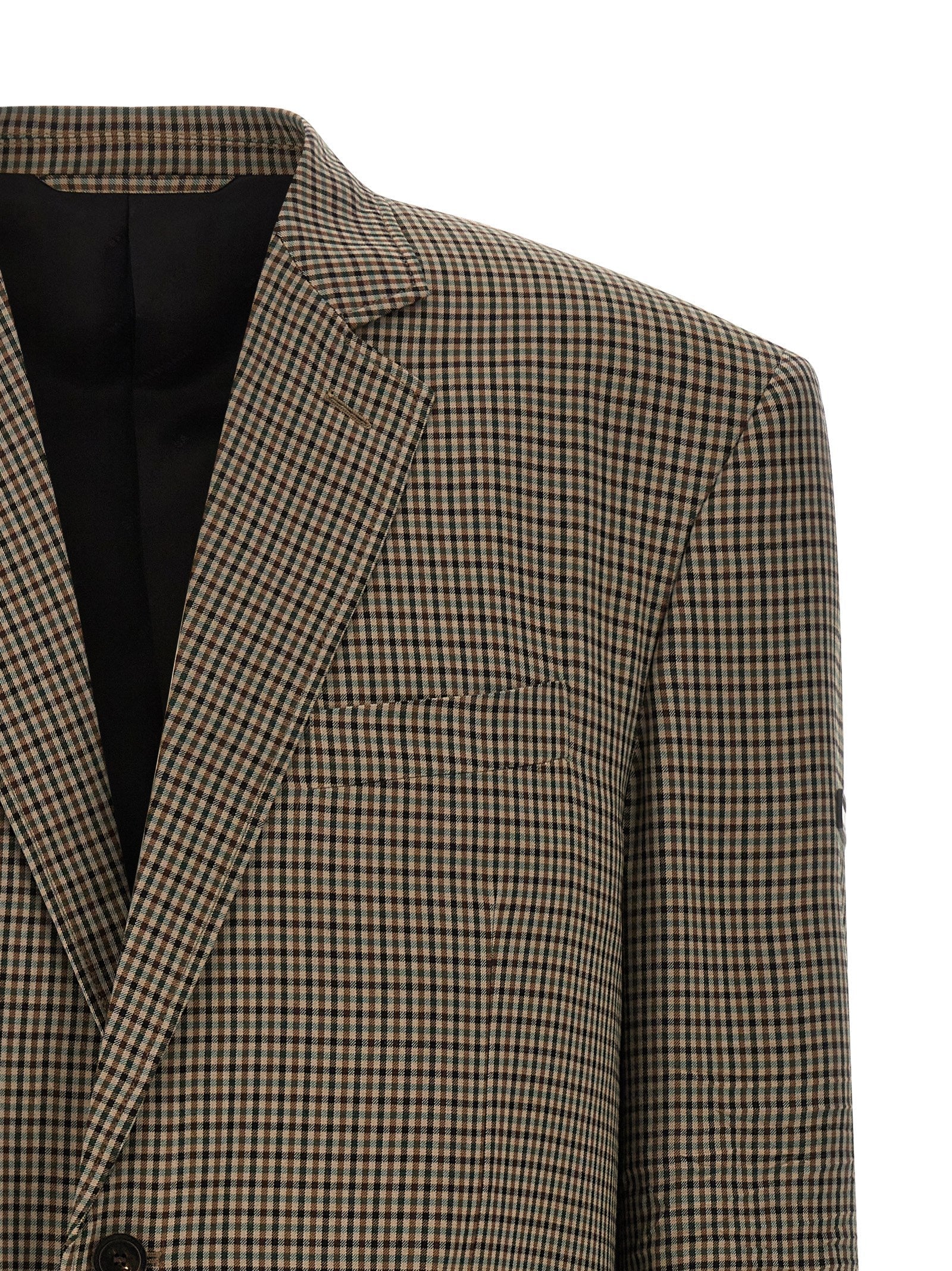 Balenciaga Brown Lyocell Blazer
