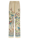 Etro Beige Polyester Casual Pants