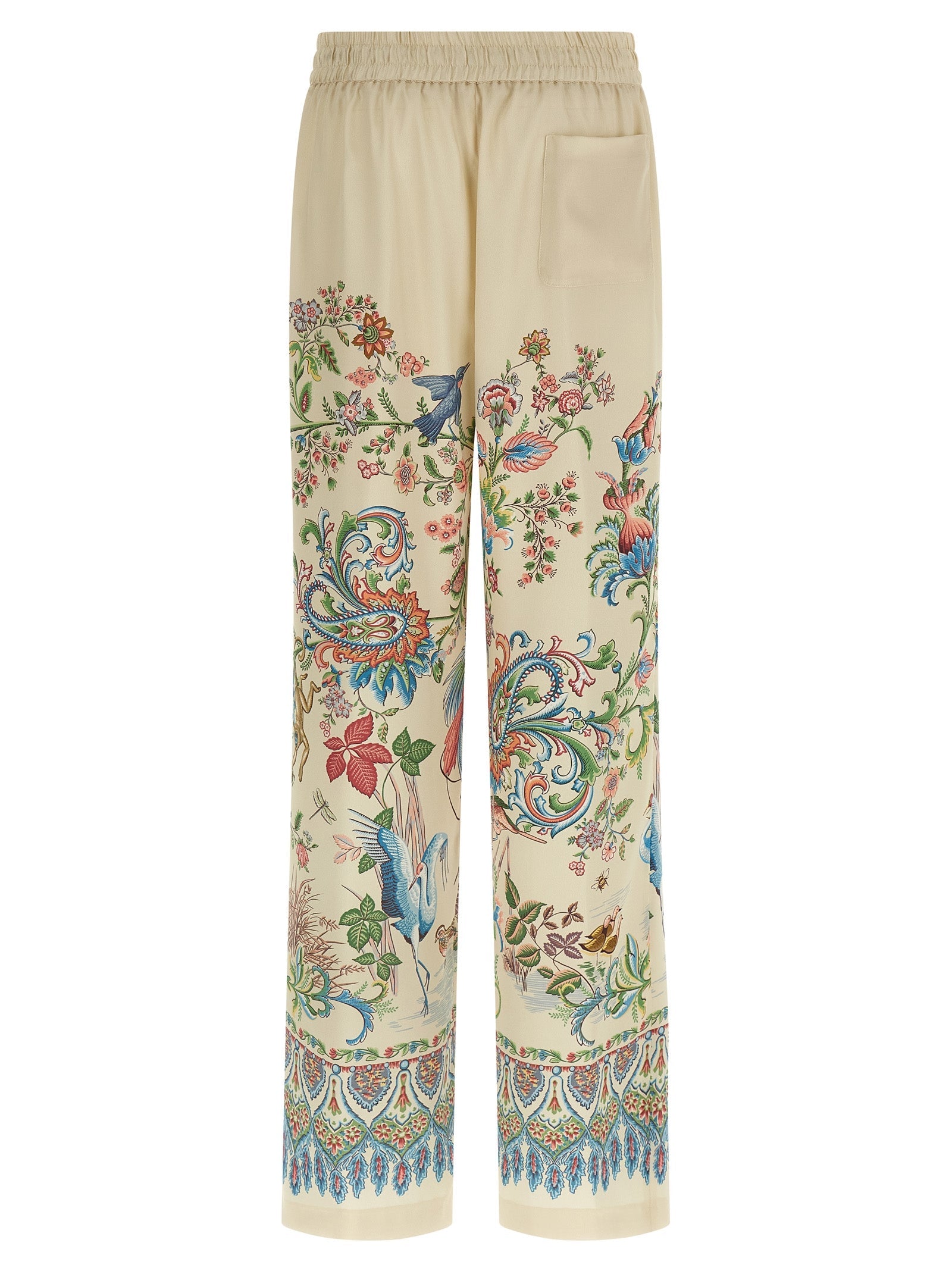 Etro Beige Polyester Casual Pants