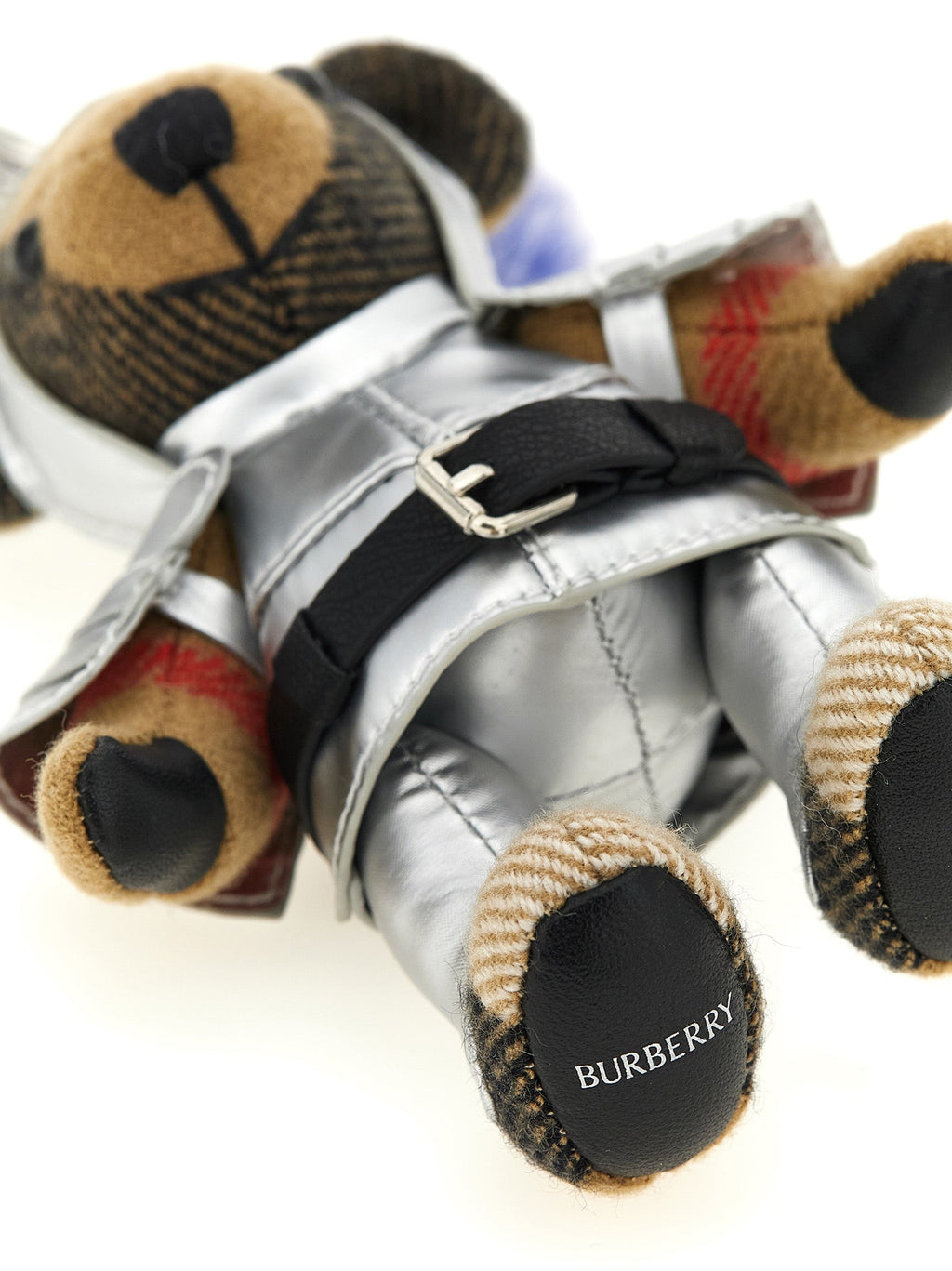 Burberry Multicolor Cashmere Keychain