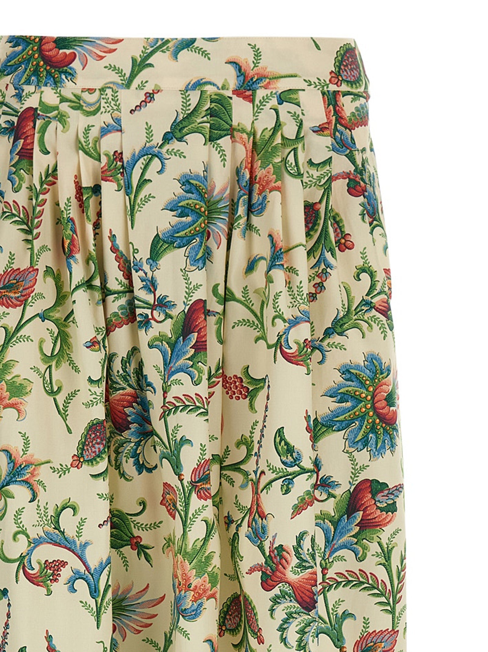 Etro Multicolor Cotton Mini Skirt