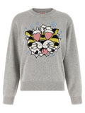 Kenzo Gray Wool Cardigan