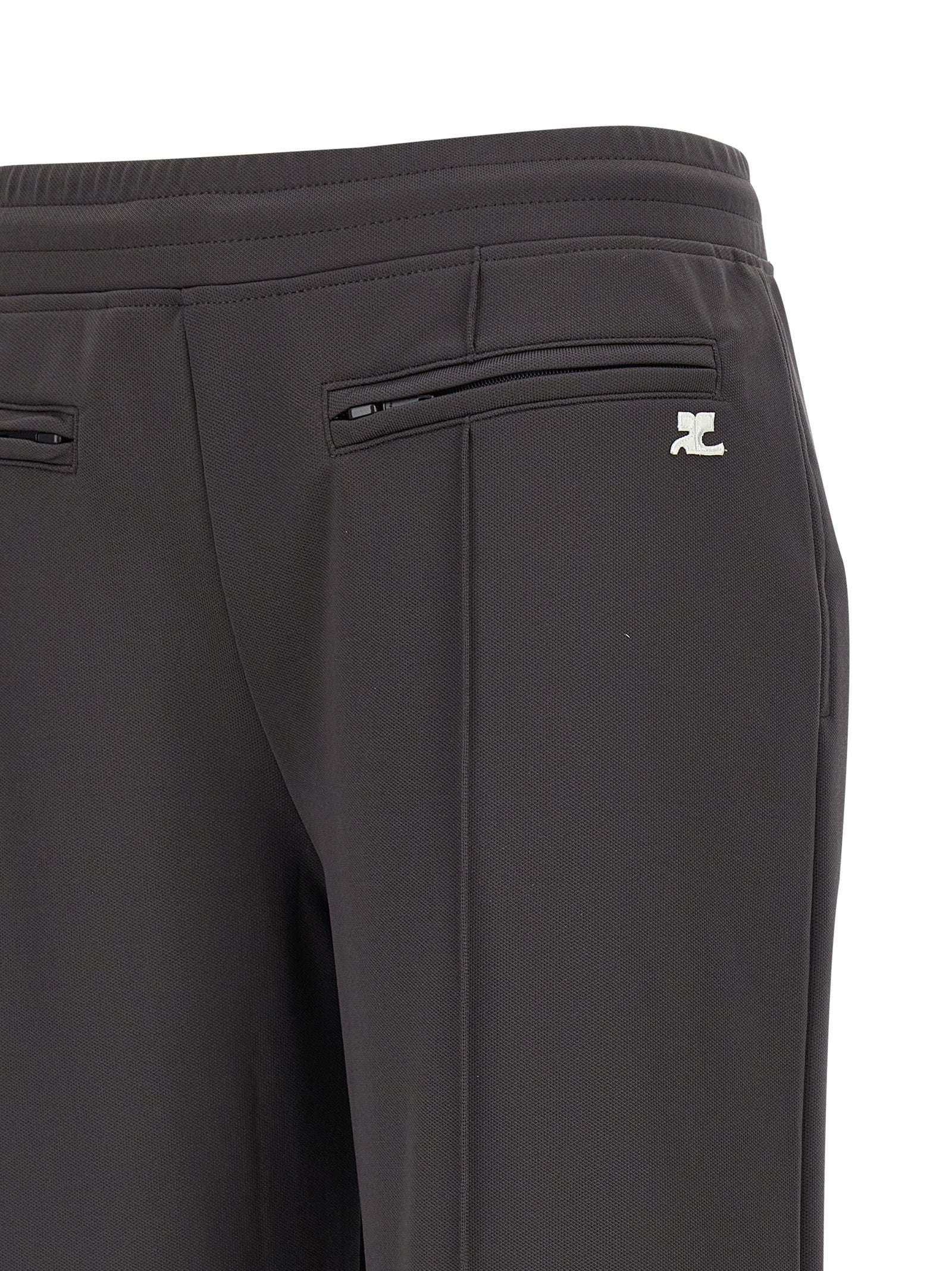 Courrèges Gray Polyester Joggers (Workout Pants)