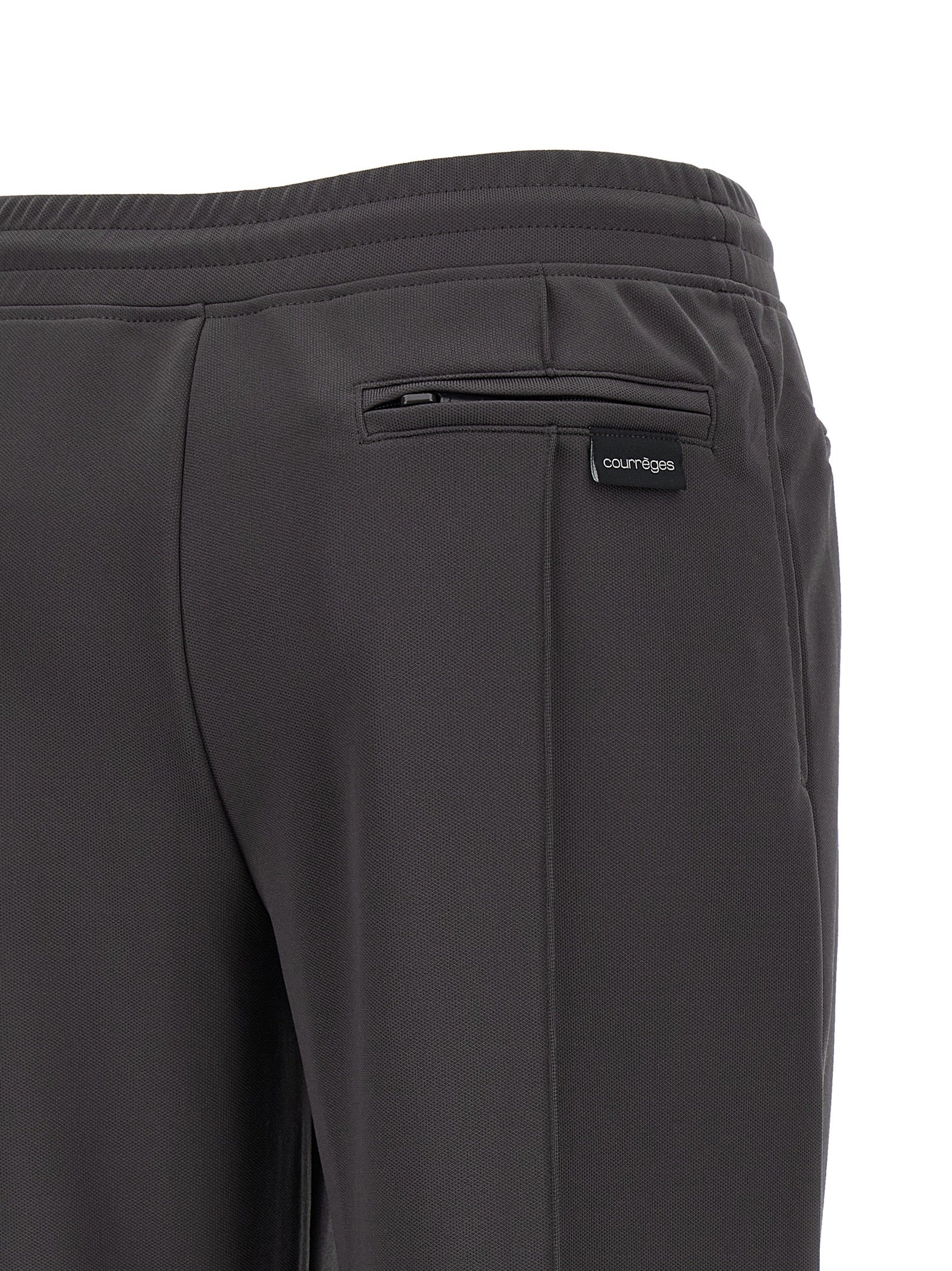 Courrèges Gray Polyester Joggers (Workout Pants)