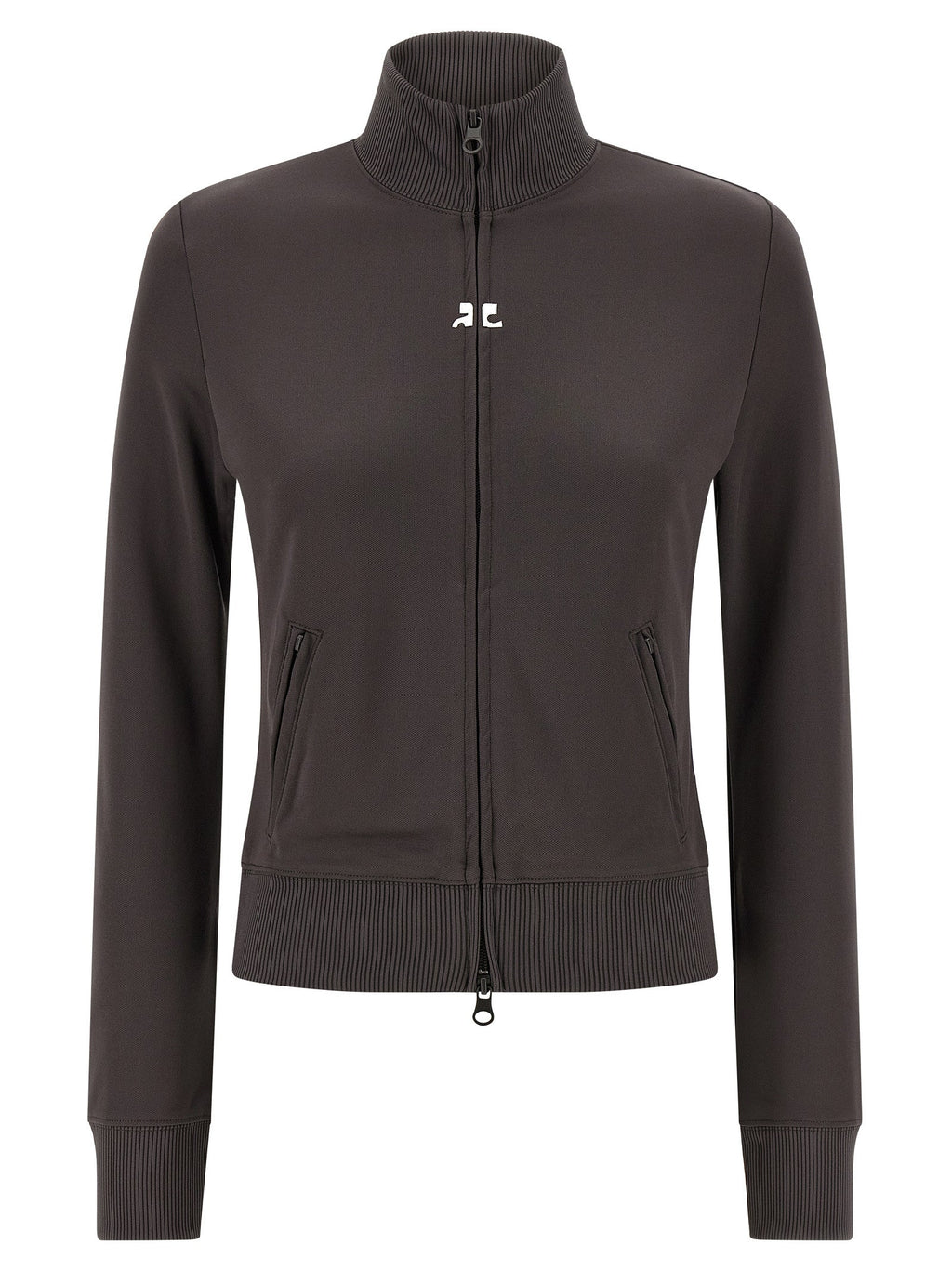 Courrèges Gray Polyester Sweatshirt