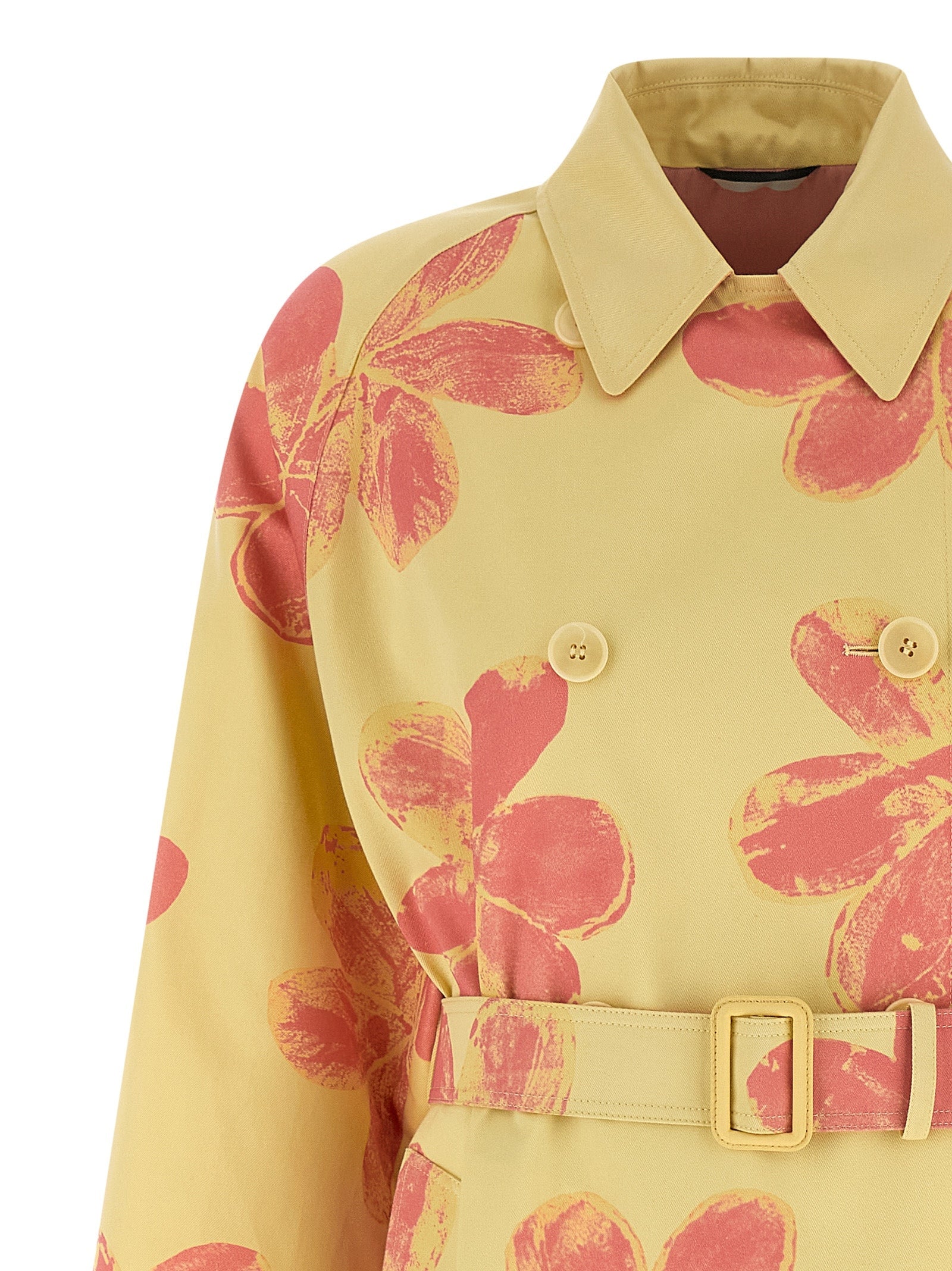 Max Mara Bicolor Cotton Coat