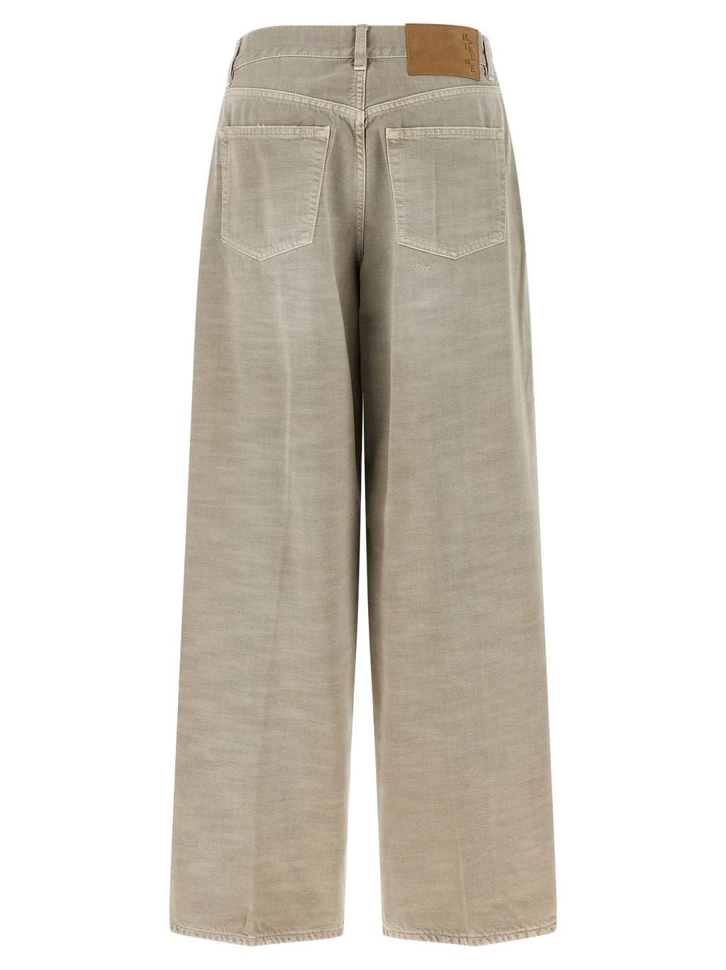 Haikure Gray Cotton Jeans Denim