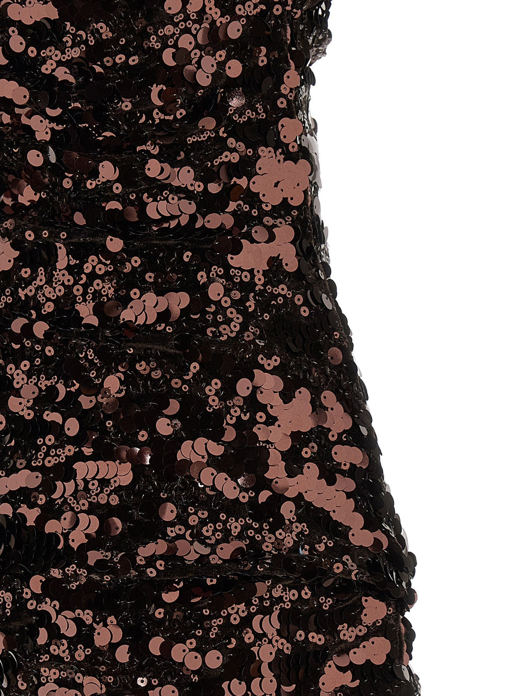 Ganni Brown Polyester Short Dress