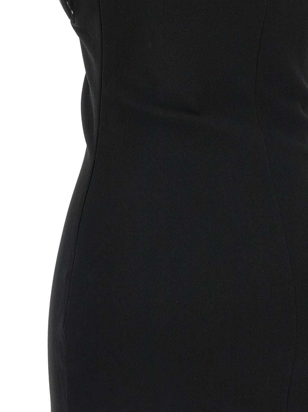 Nensi Dojaka Black Viscose Short Dress