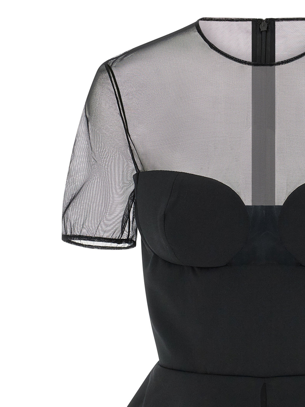 Nensi Dojaka Black Virgin Wool Tank Tops