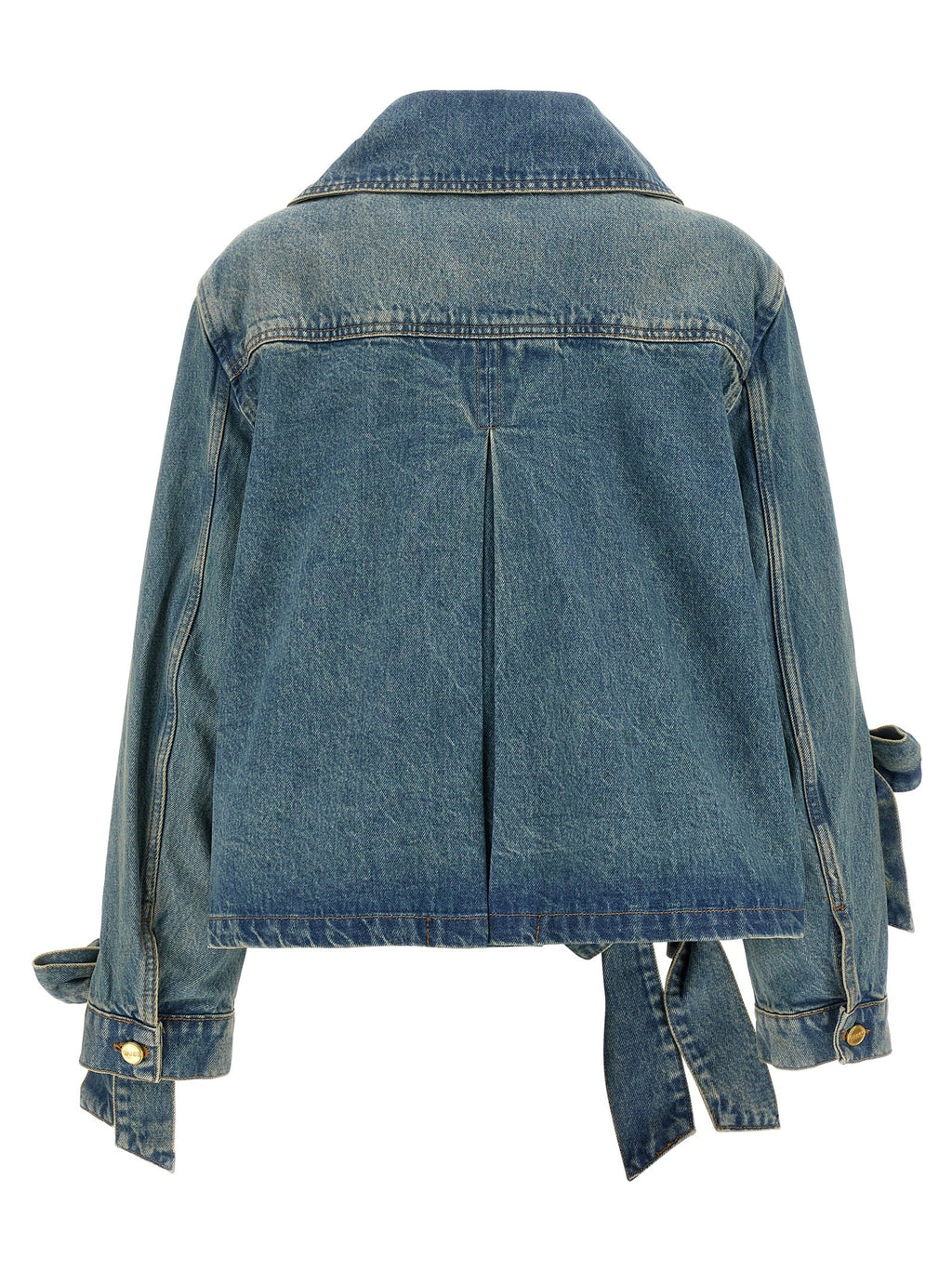 Ganni Blue Organic Cotton Denim Jacket