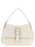 Furla Beige Calfskin Shoulder Bag