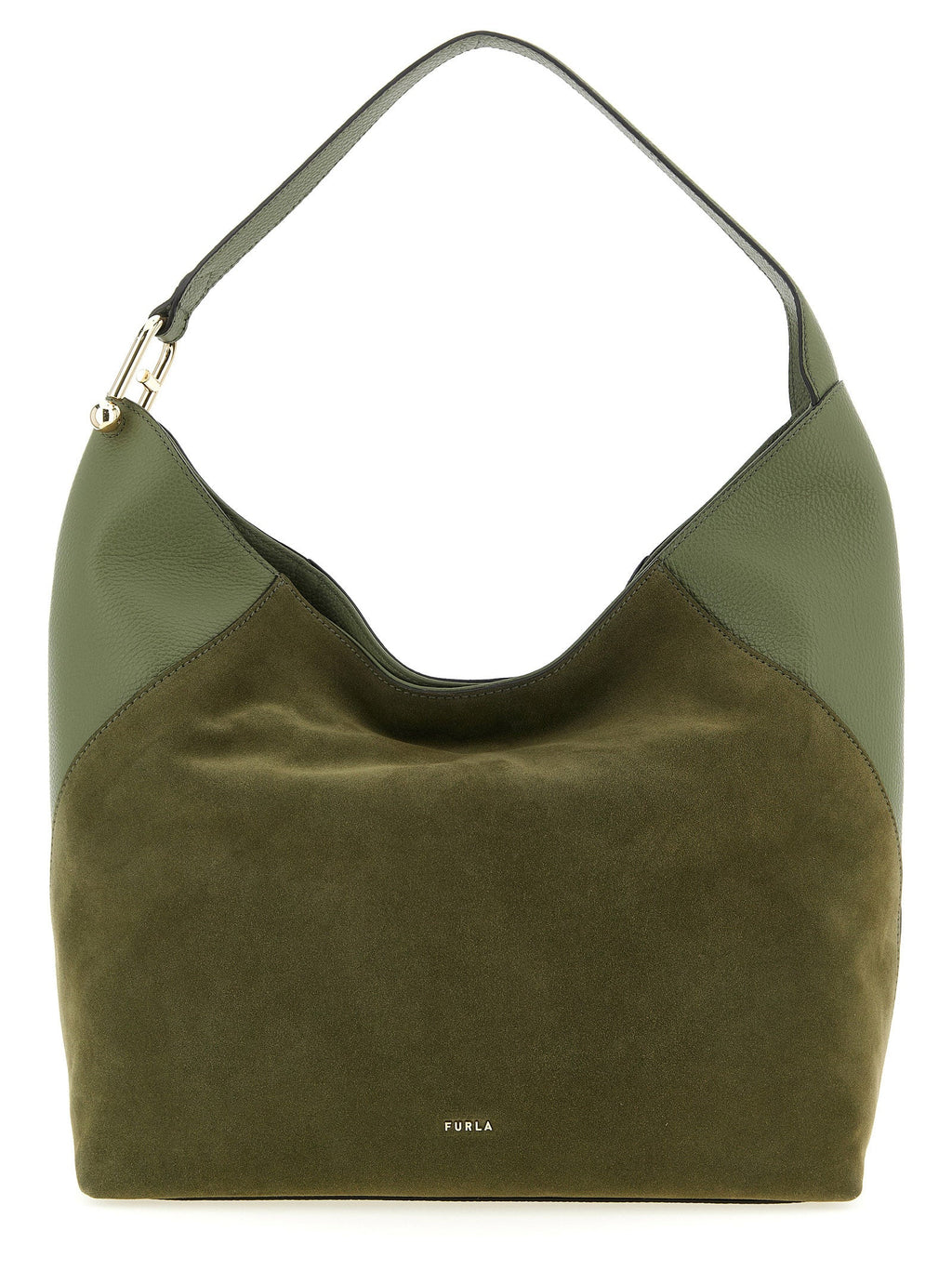 Furla Bicolor Calfskin Shoulder Bag