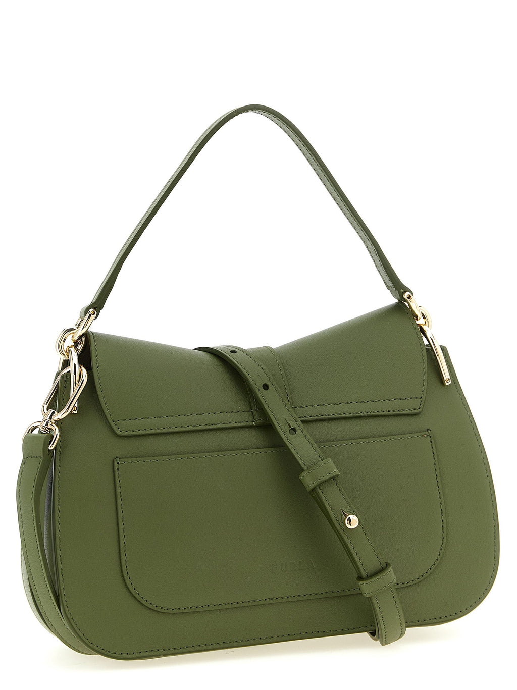 Furla Bicolor Calfskin Shoulder Bag