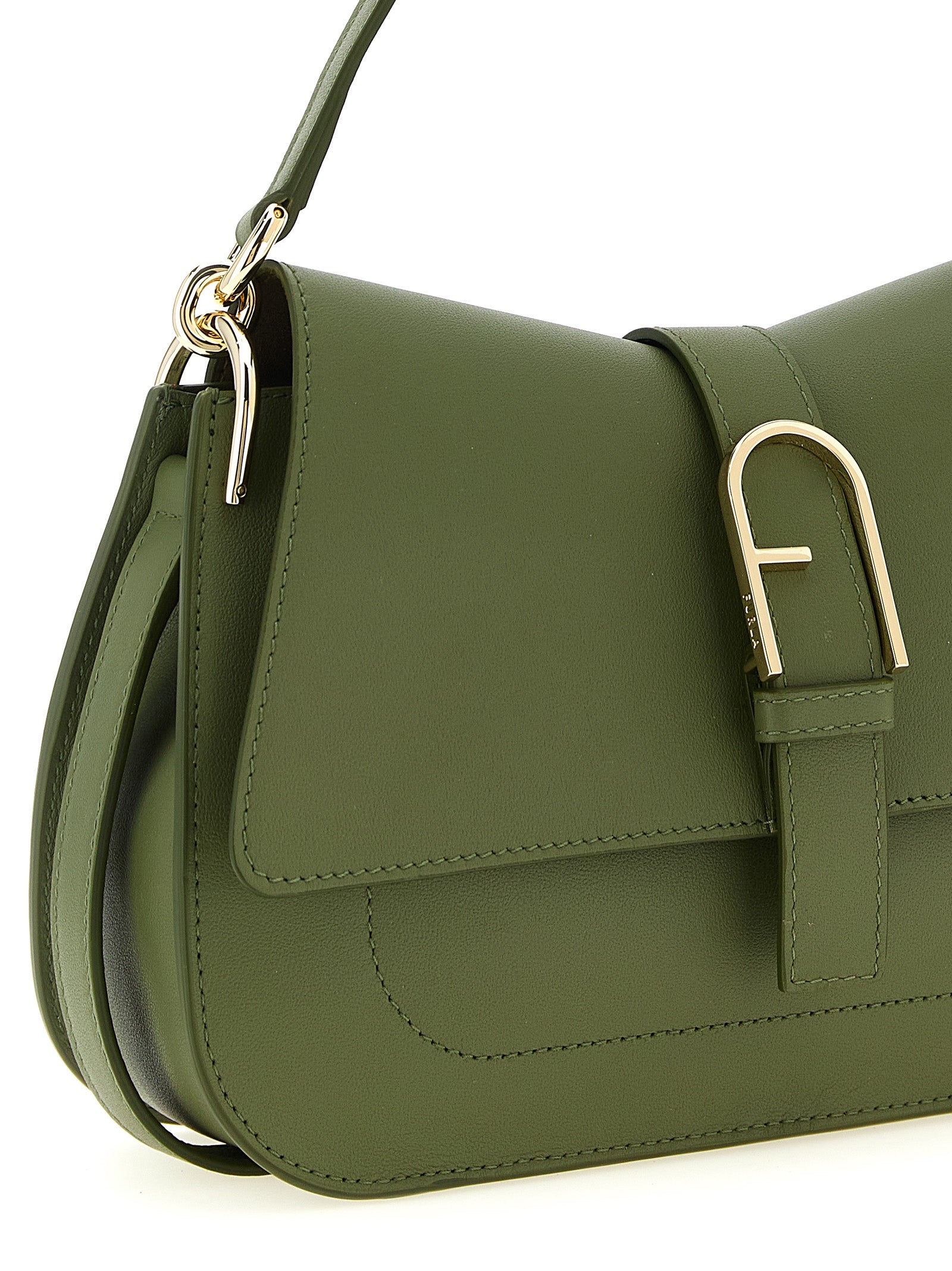 Furla Bicolor Calfskin Shoulder Bag