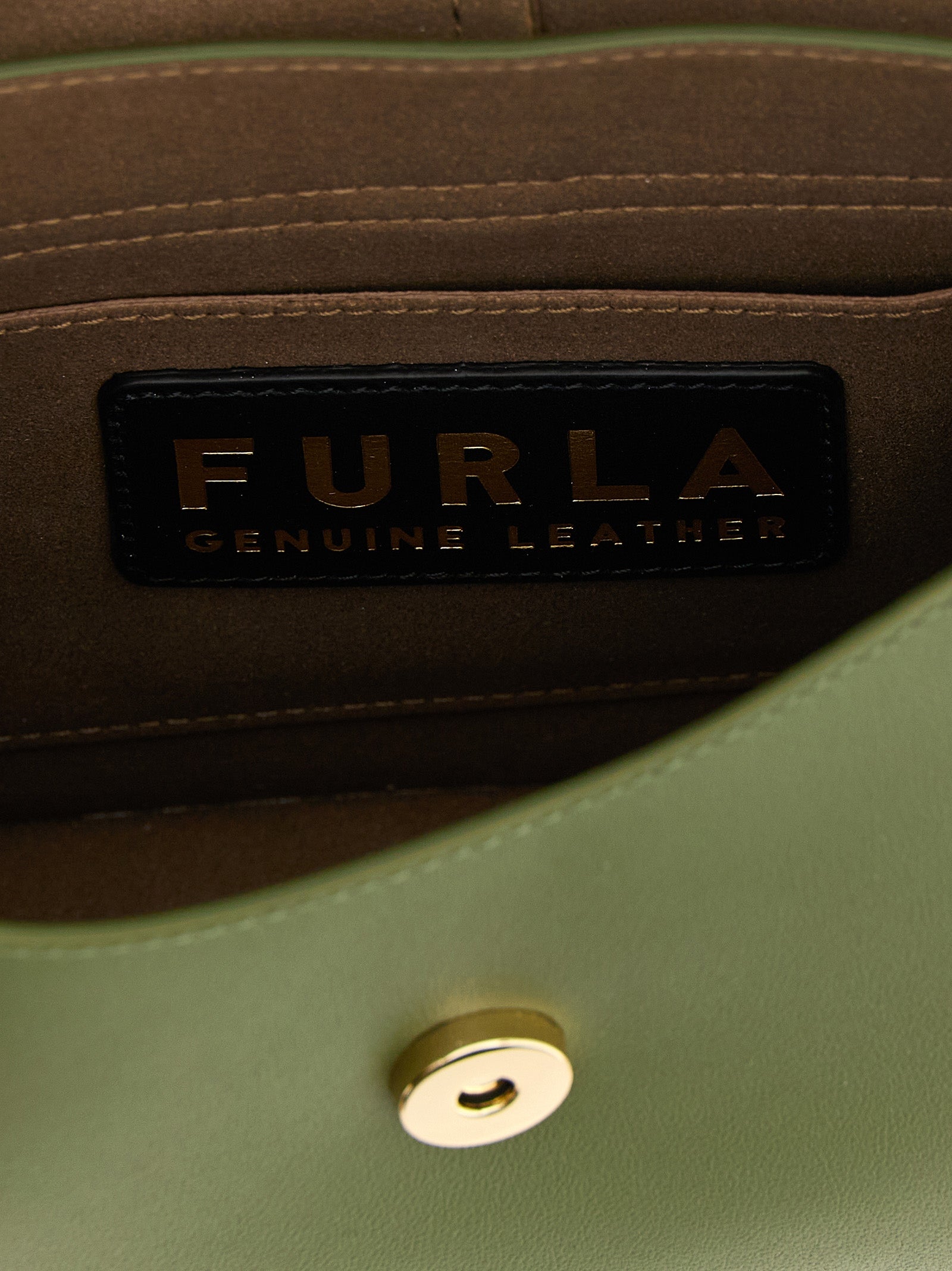 Furla Bicolor Calfskin Shoulder Bag