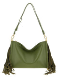 Furla Bicolor Lamb Leather Shoulder Bag