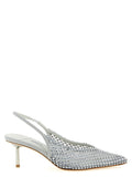 LE SILLA Gray Polyester Mid Heel Pumps